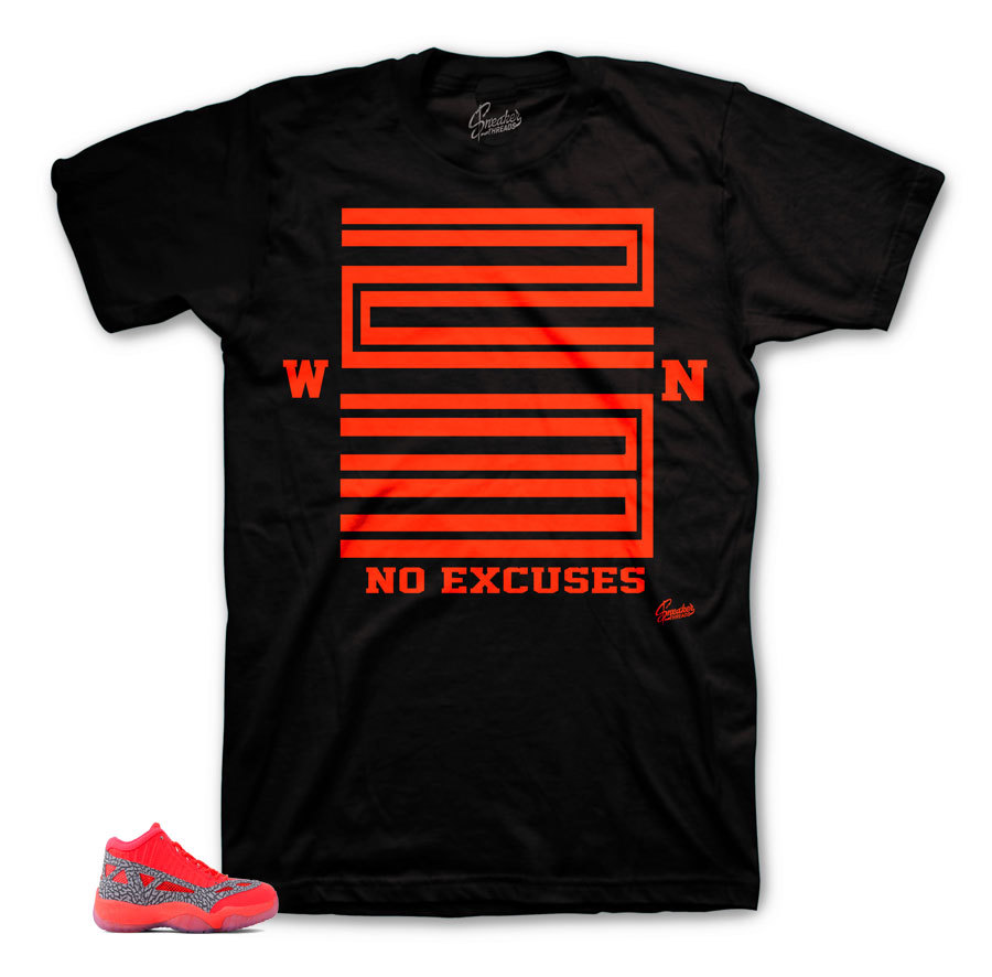 Shirt Match Jordan 11 Low IE Flash Crimson Teal – Win 23 Tee