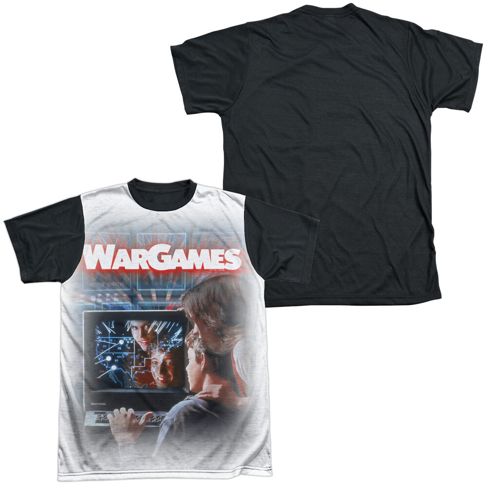 Wargames Poster Adult Halloween Costume T Shirt (Black Back), S-3XL gallery