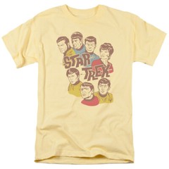 Star Trek Retro Illustrated Crew Men’s T-Shirt S-3XL Officially Licensed Tee