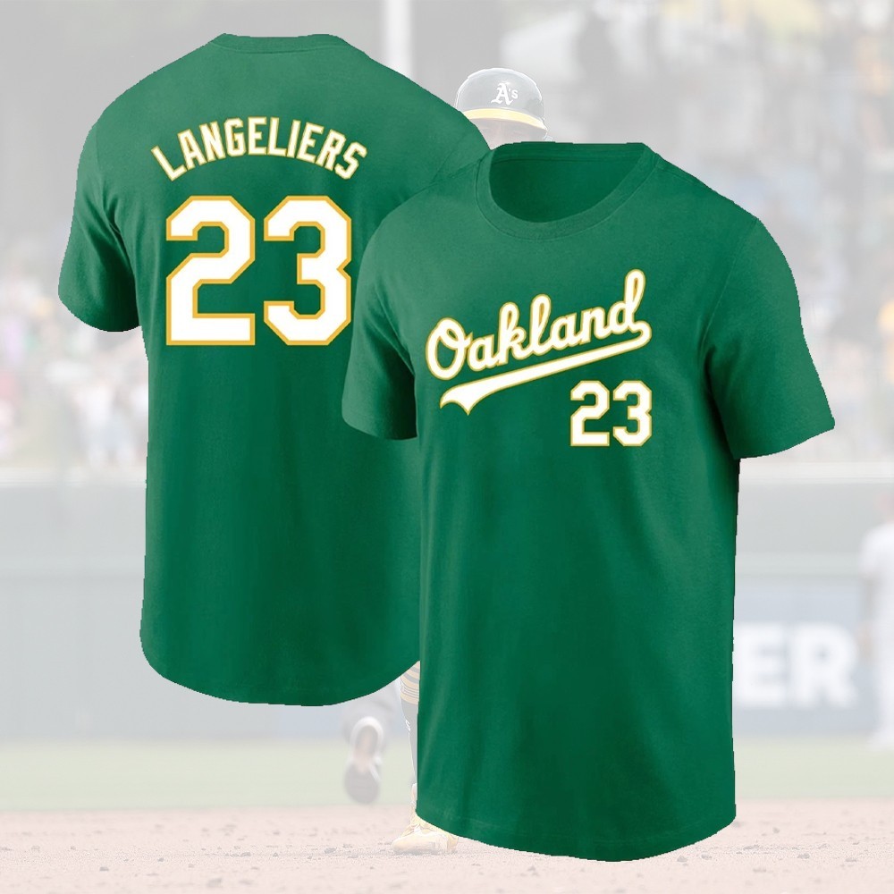 HOT! Shea Langeliers #23 A.thle.tics Team 2026 Name and Number Gift For Fan gallery