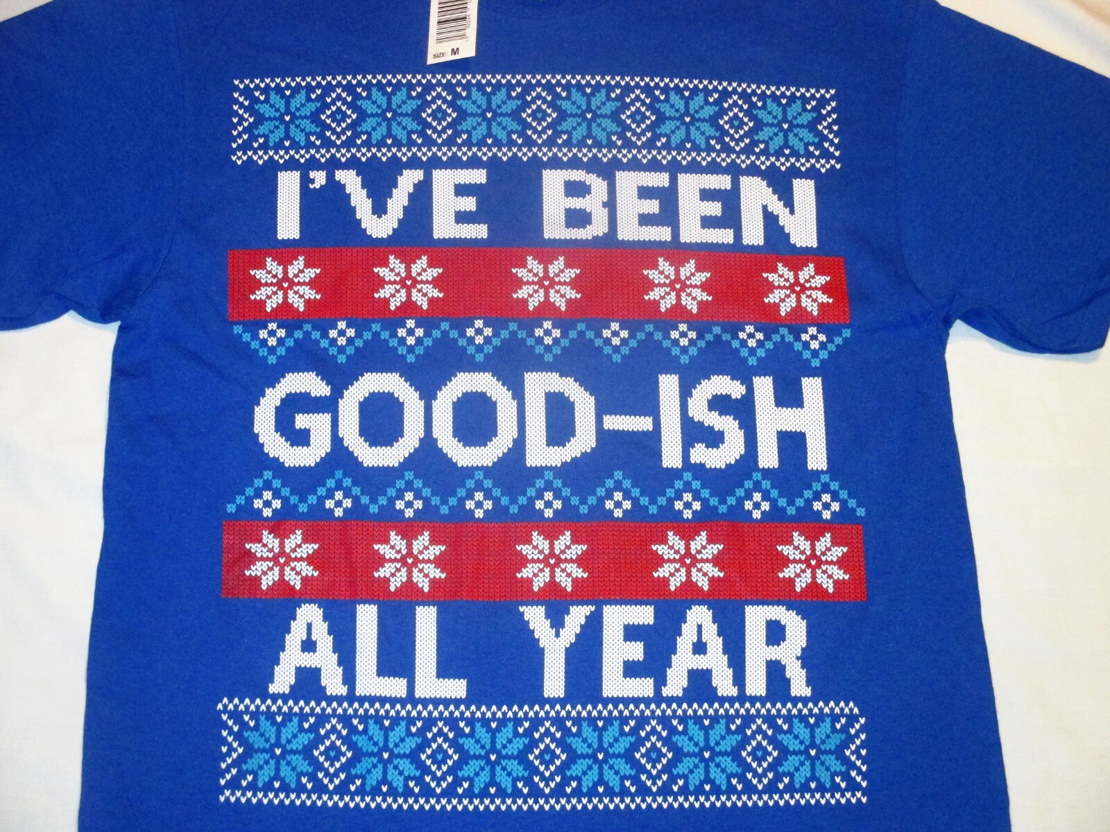 I've Been Good-ish All Year - UGLY CHRISTMAS SWEATER T-SHIRT, Naughty Nice Santa gallery