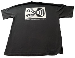 NWOT Authentic eBay 30 Years T Shirt Size X-Large Black NEW Made in USA F/S