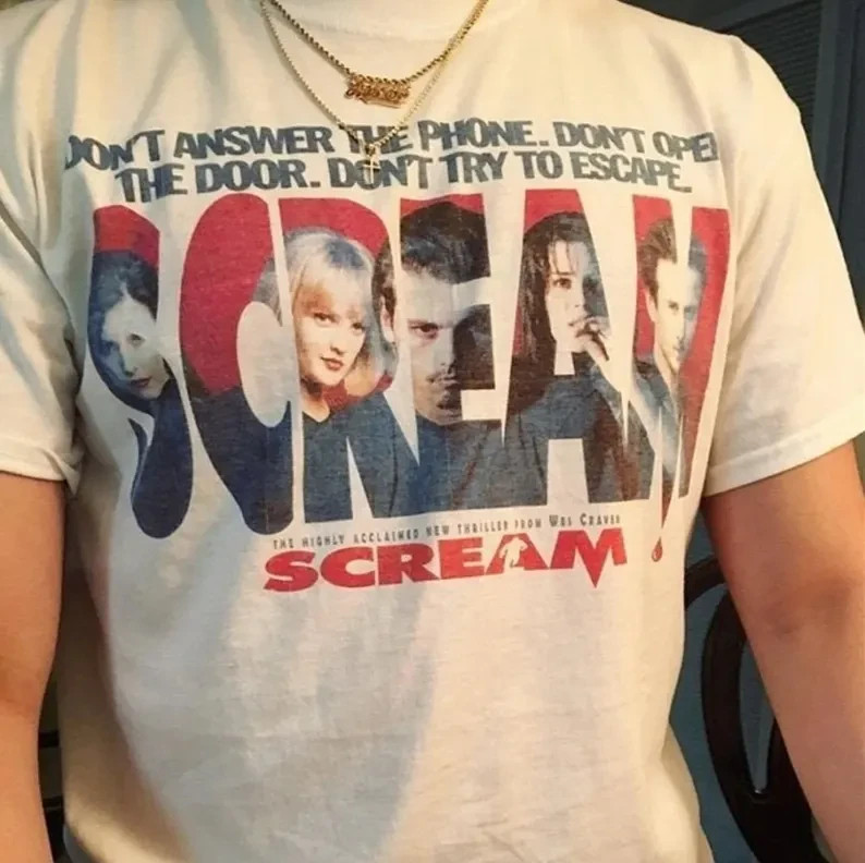 Scream Shirt , 90s Shirt , Retro Tshirt , Horror Movie Shirt AN66902