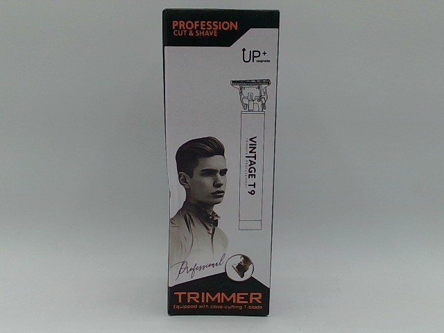 T9 Beard Trimmer – Rechargeable With Up+ Upgrade, Close-Cutting T-Blade, White