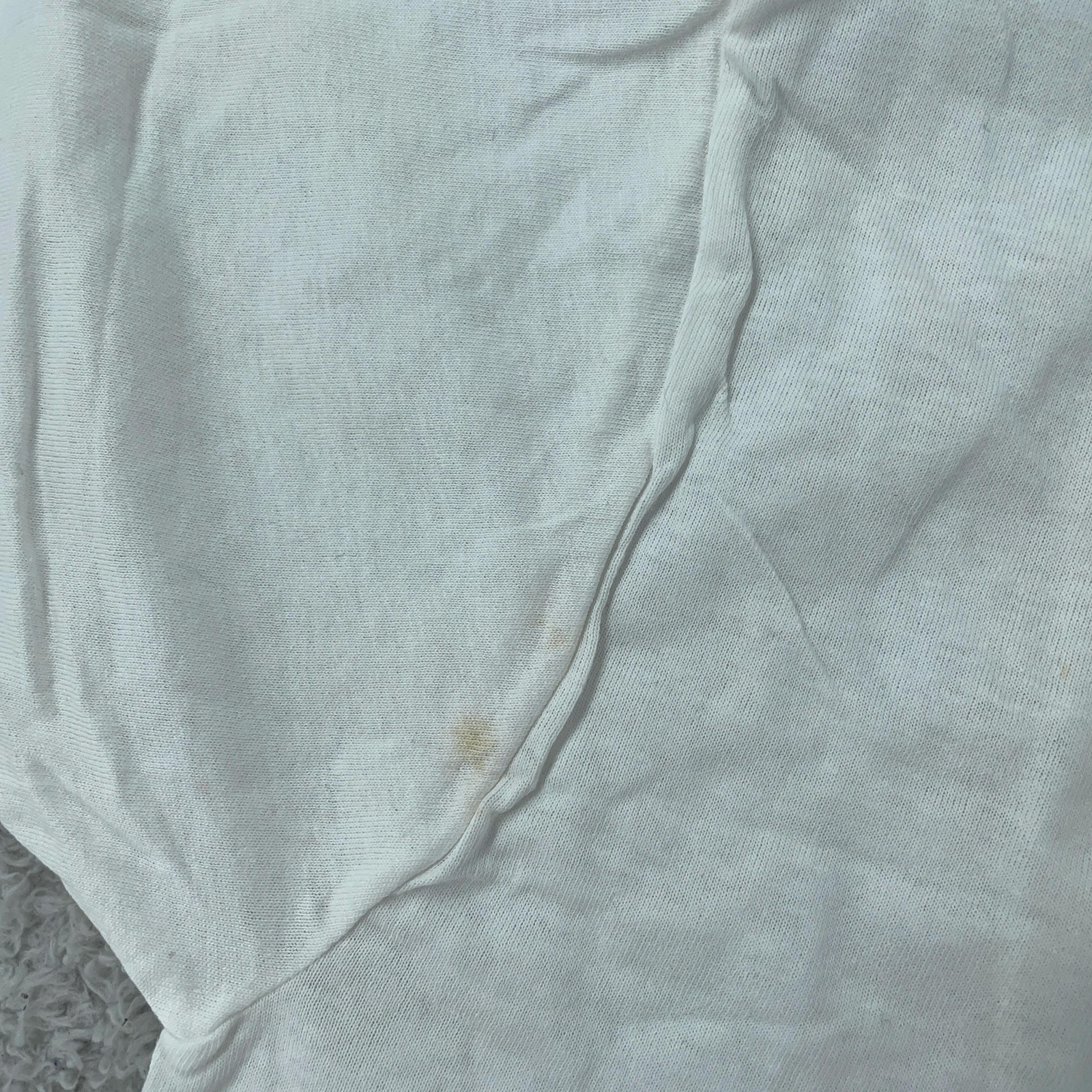 Vtg Blank White DPSC by BVD Shirt Mens Small 100% Combed Cotton Crewneck Plain gallery