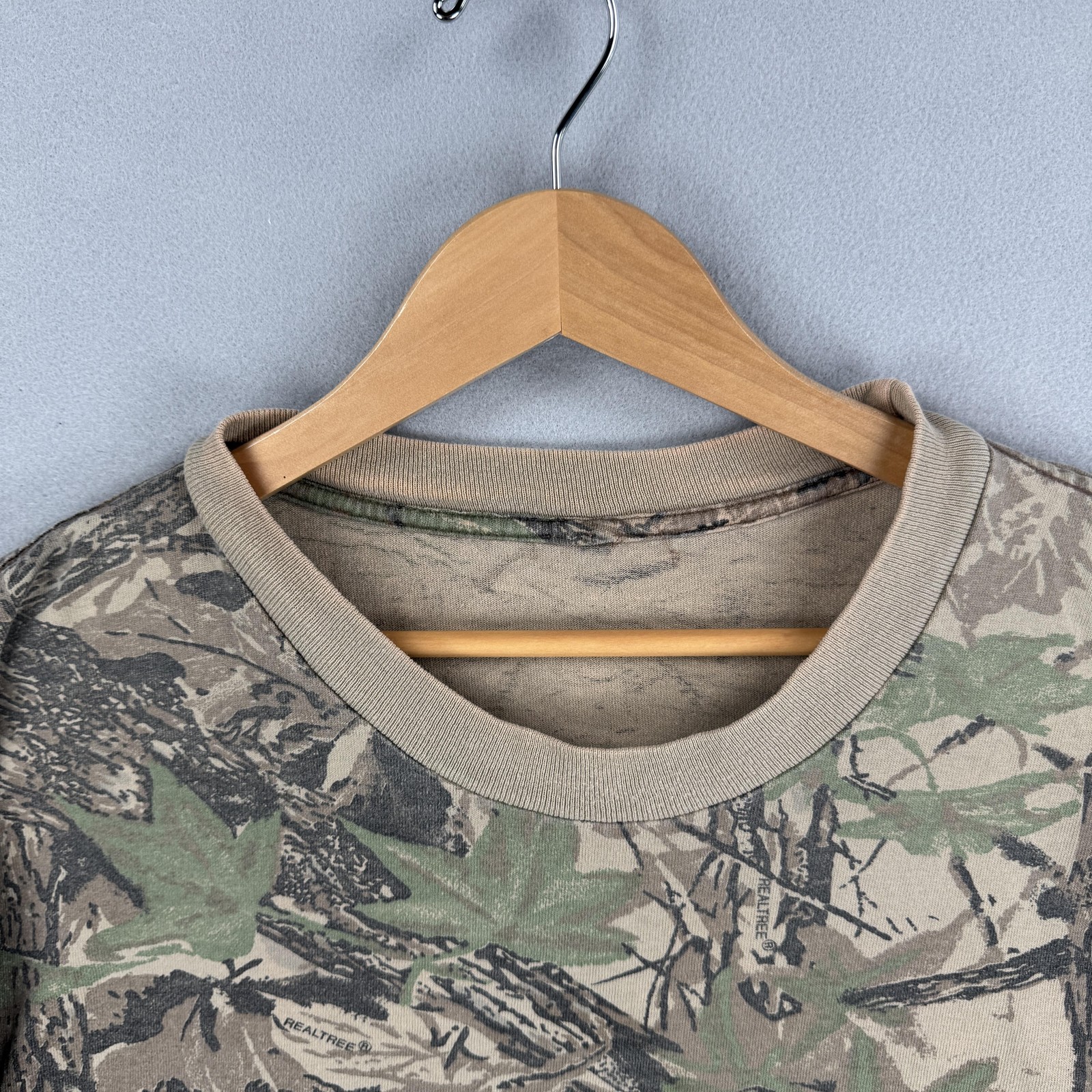 Vintage Realtree Shirt Mens XL Brown Camo Long Sleeve Crewneck Hunting Outdoor gallery