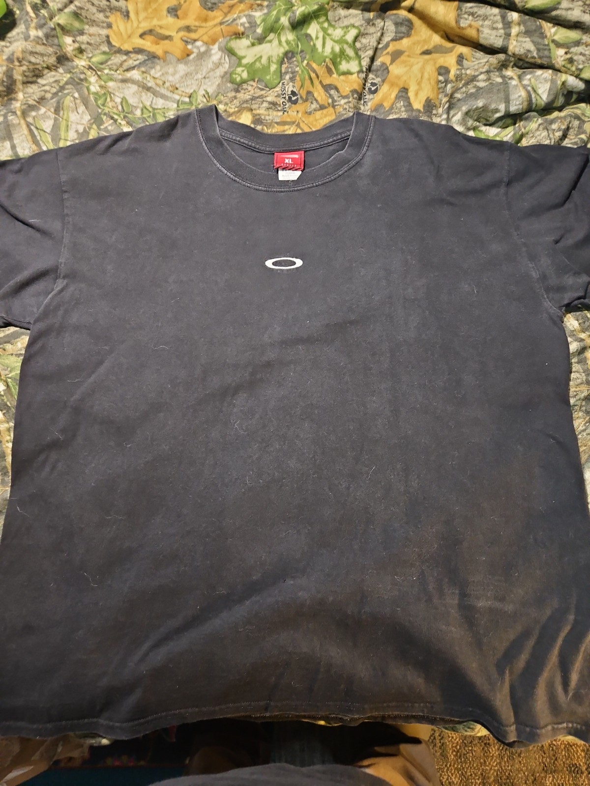 Vintage 90s – Oakley Software Black Tshirt With Logo – Size XL