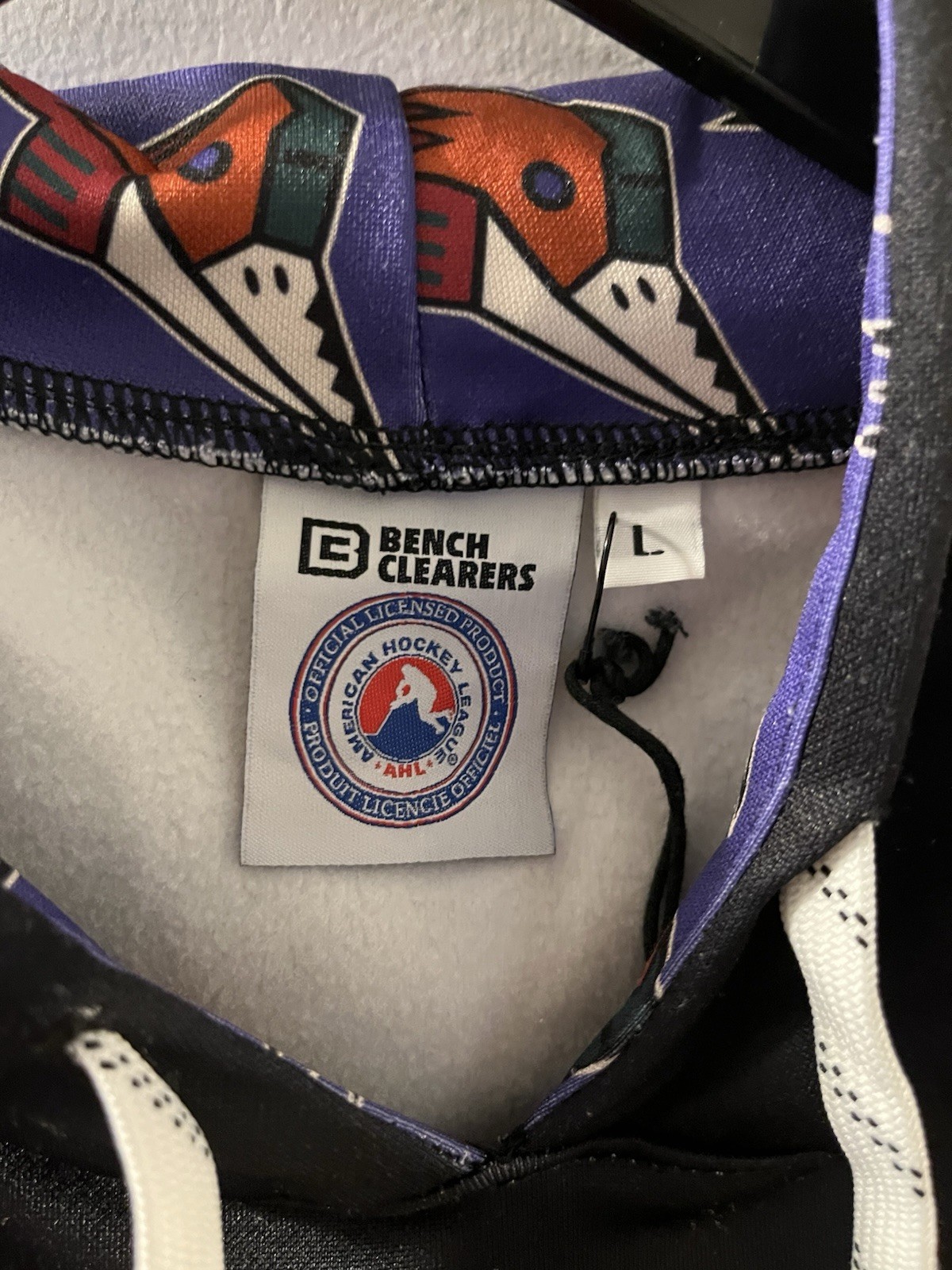 Tucson Roadrunners Kachina Alternate AHL Hockey Lace Hoodie L Large gallery