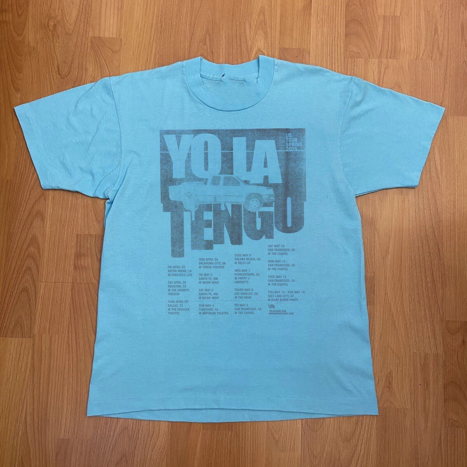 Yo La Tengo - Spring 2025 U.S. Tour Light Blue Color Shirt BL1408 gallery