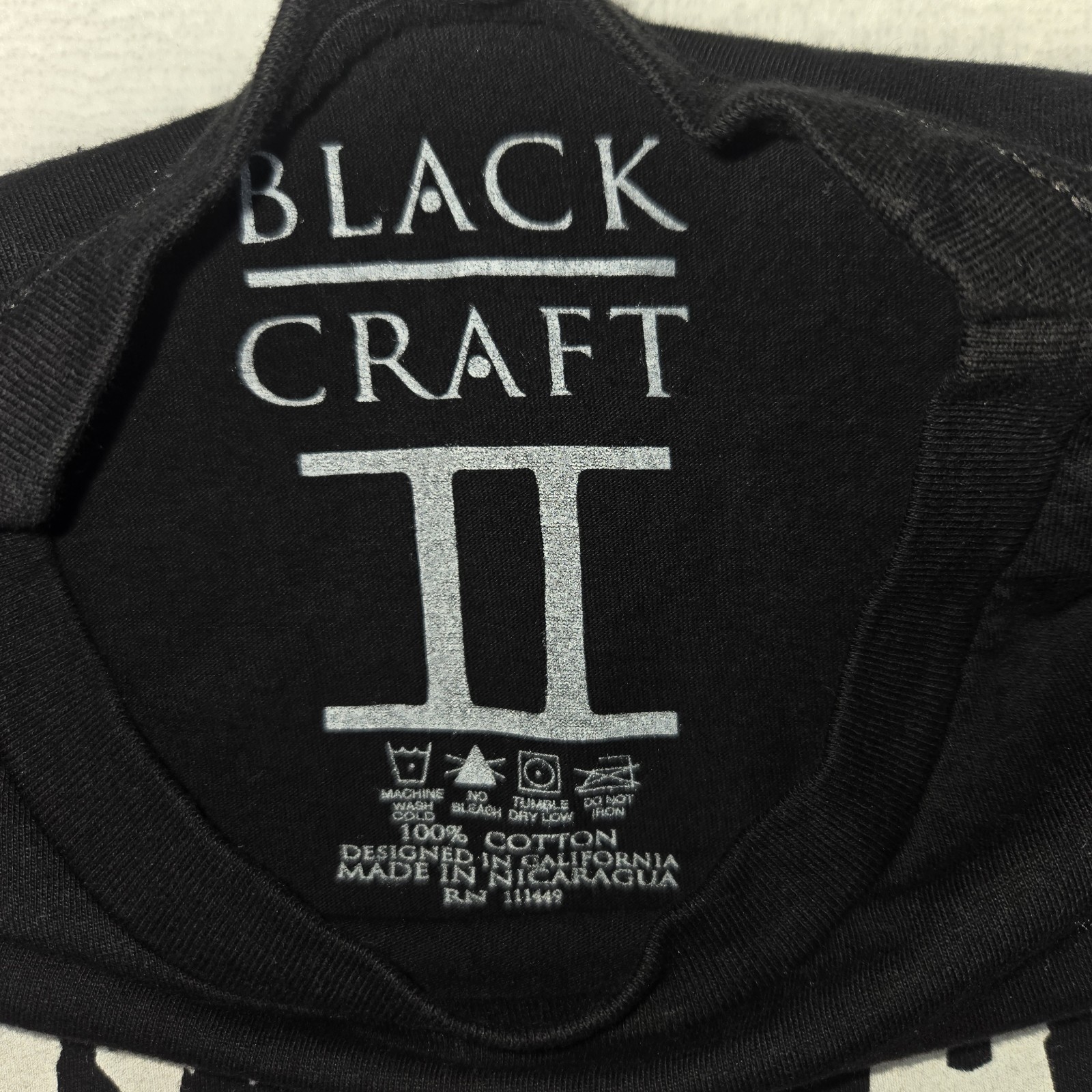 Blackcraft Cult Mens Nosferatu Vampire Black Short Sleeve Cotton T Shirt Size S gallery