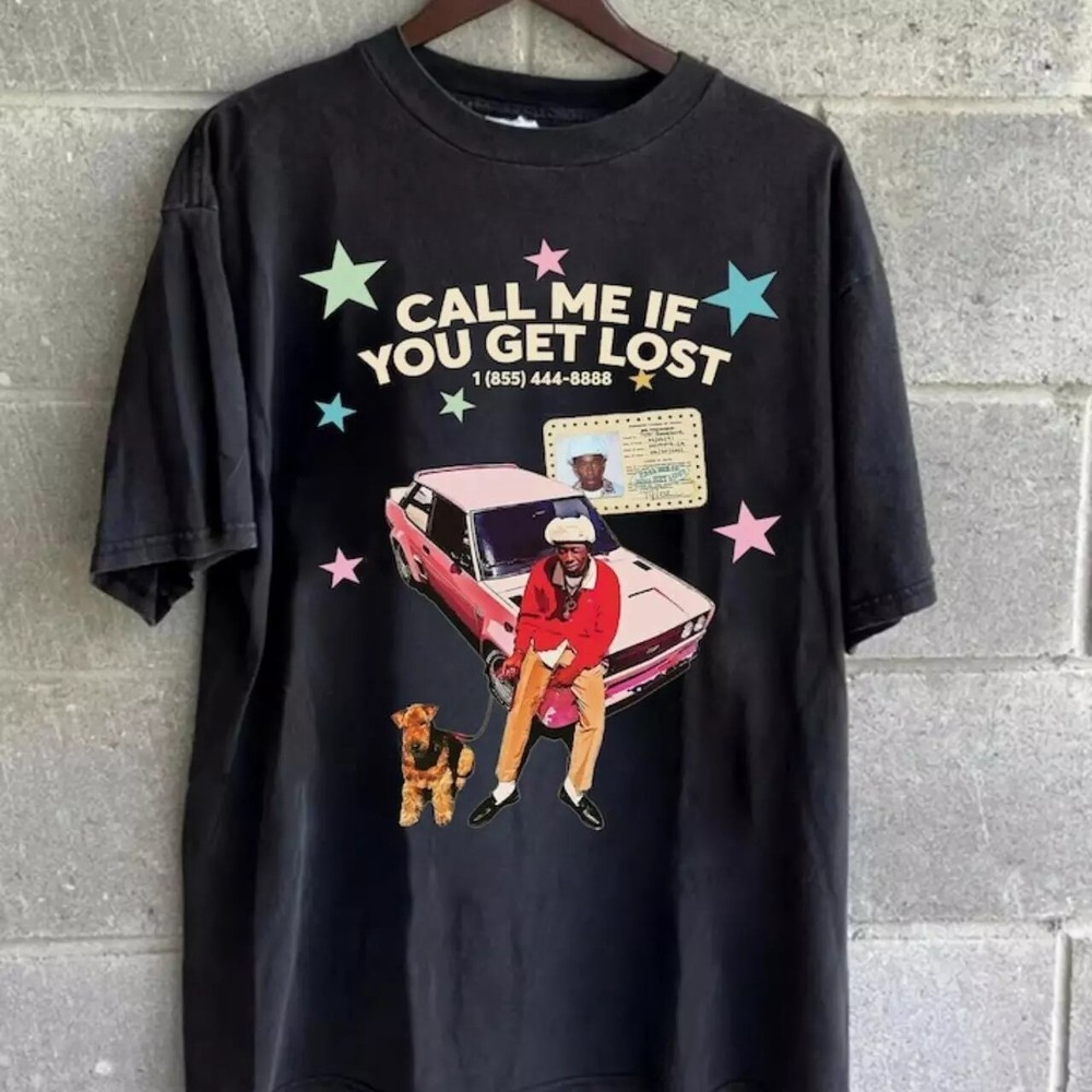 Tyler The Creator Nostalgia Shirt, Call Me If You Get Lost Black Unisex Tshirt