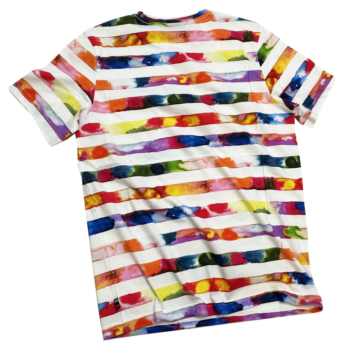 PAUL SMITH 100% COTTON MULTICOLOURED T-SHIRT / TOP BRAND NEW TAGS RARE SZ-S gallery