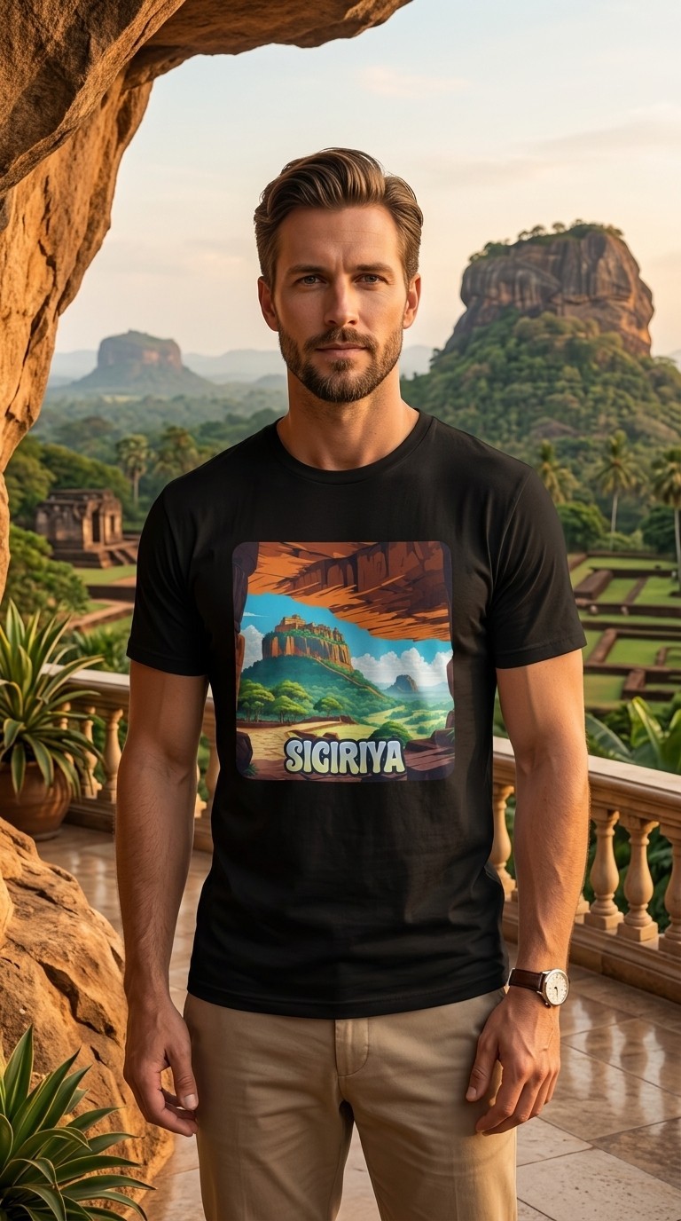 Sigiriya Sri Lanka - Unisex Short Sleeve T-Shirt gallery