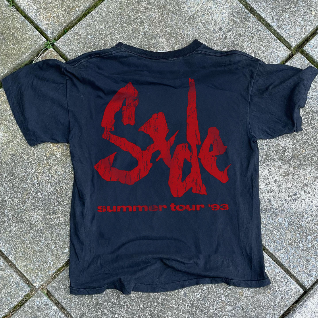 Sade 93 Tour Washed T-Shirt Black L gallery