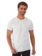 10 Pack Hanes Men’s Super Value Pack White Crew T-Shirt Undershirts, Comfortable