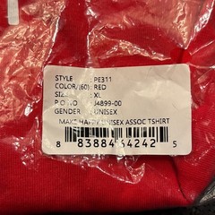 Panda Express Employee Uniform Shirt Red Size XL Official Merchandise FREE SHIP!