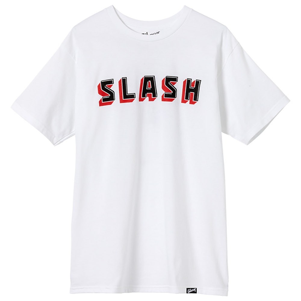 Gibson Guitars Slash Block Tee T-Shirt, White, L Large