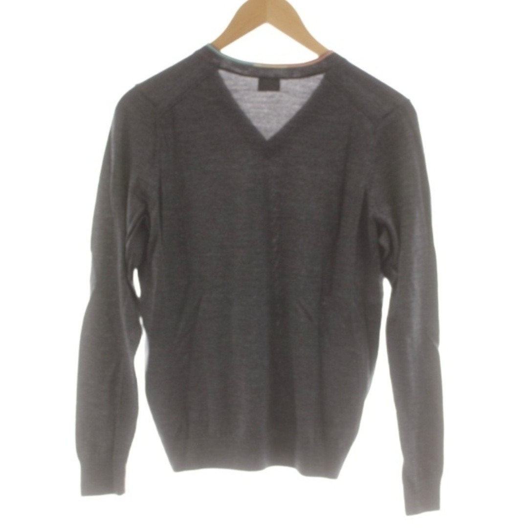 Paul Smith Knit Sweater XL Gray V-neck Japan gallery