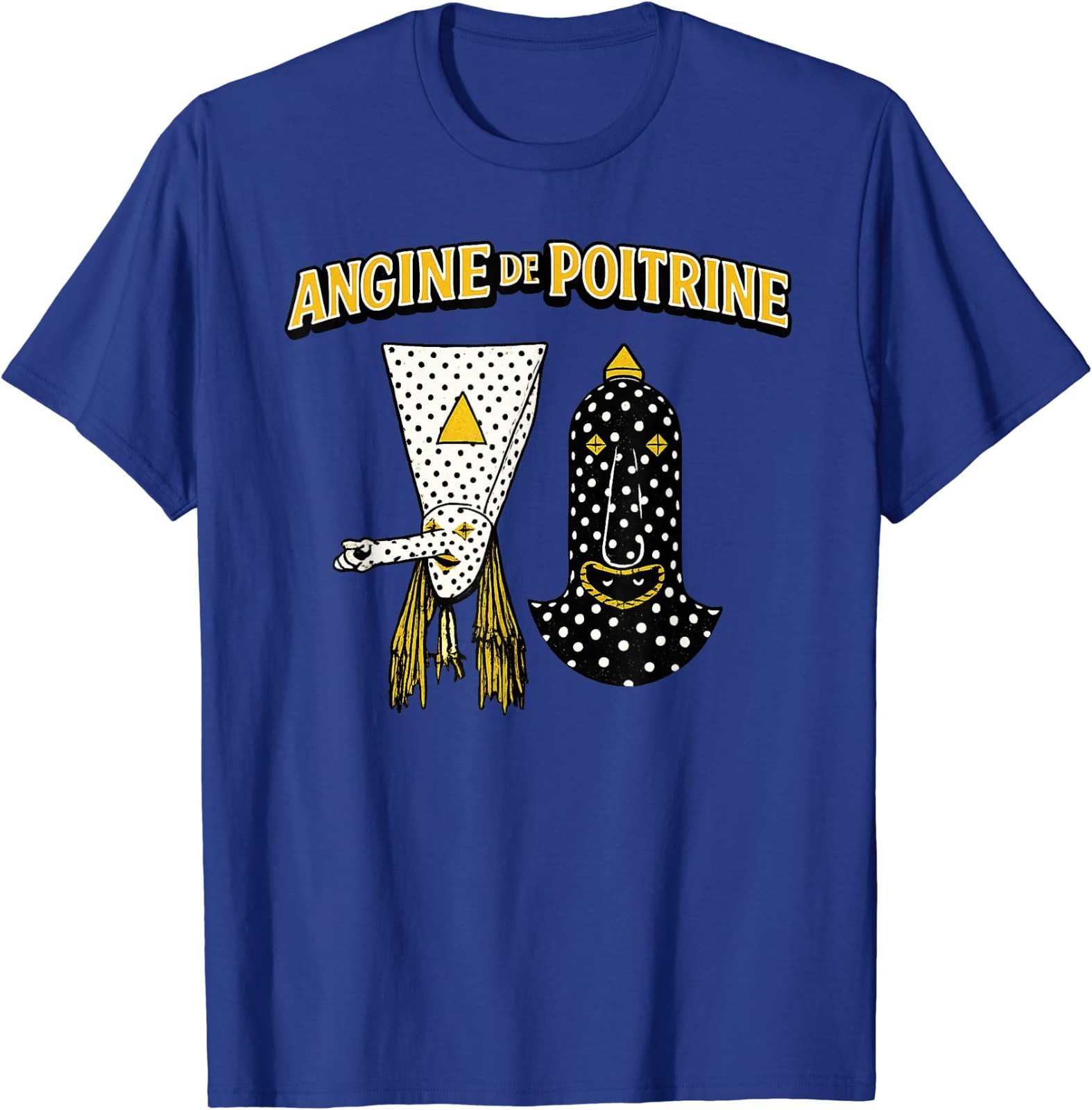 Angine De Poitrine Band Tee Vintage Music Fans Masked T-Shirt gallery