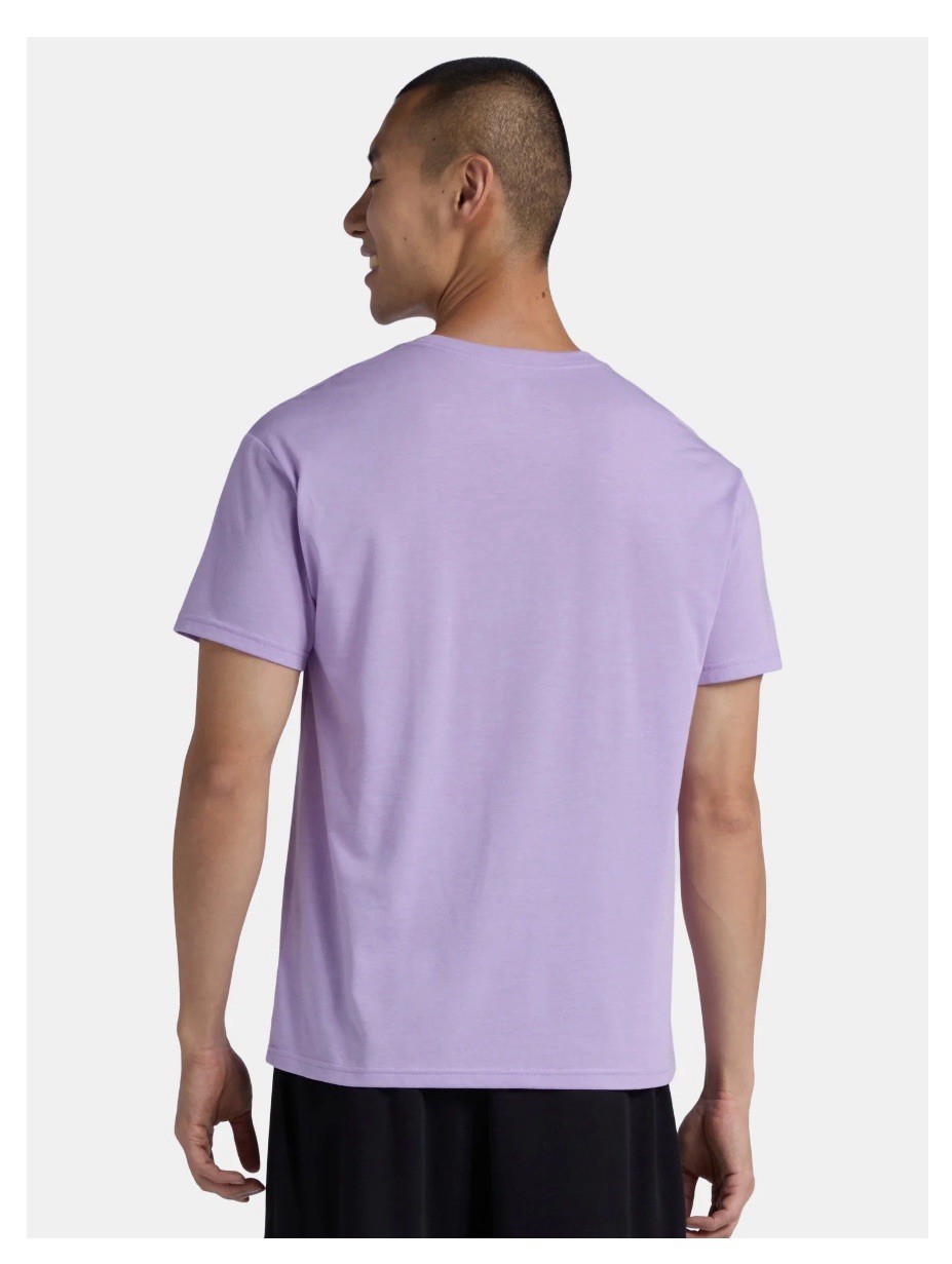 ATHLETIC WORKS Men’s M (38-40) Tri-Blend Tee Short Sleeve • Lovely Purple gallery