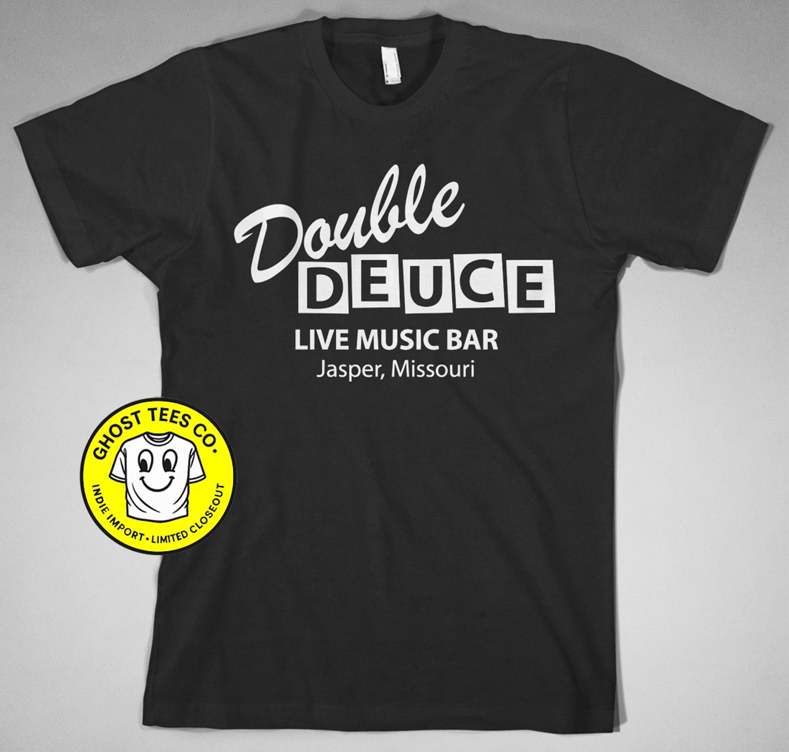 Roadhouse Double Deuce Bar T-Shirt bouncer Swayze dalton 1989 action film gift gallery