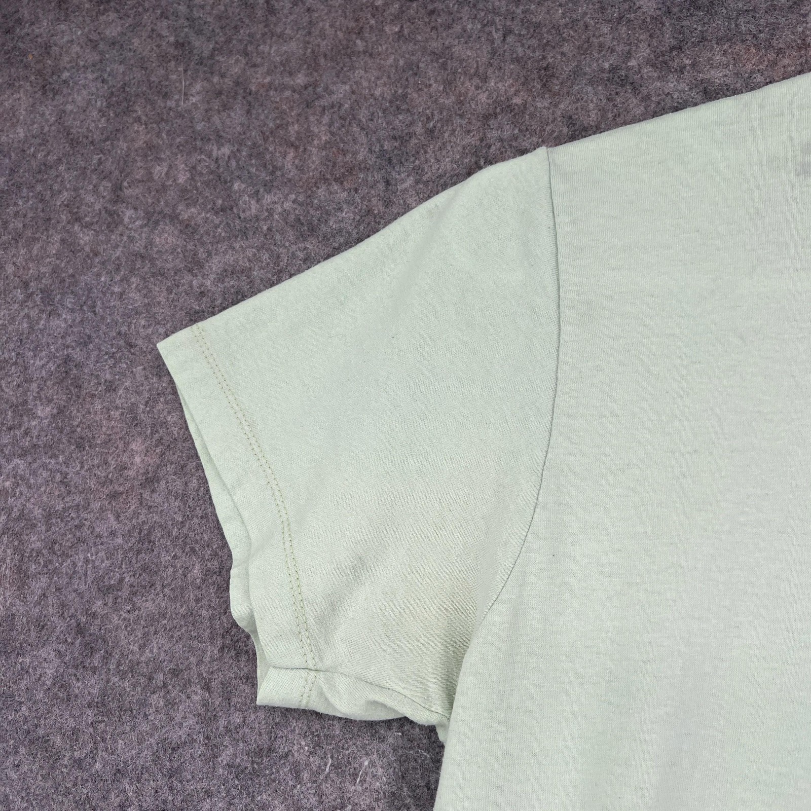 Buc-ee's Shirt Mens Medium Mint Green Texas Beaver Graphic Short Sleeve Made USA gallery