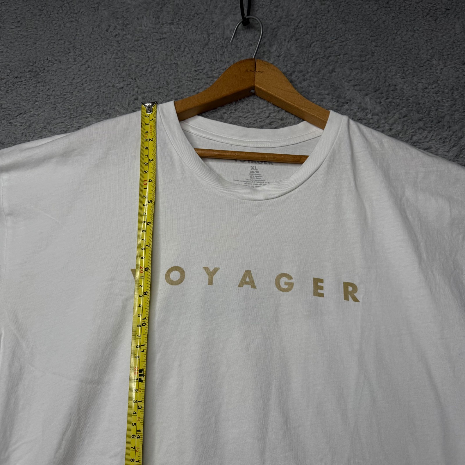Voyager T Shirt Men's XL White Graphic Short Sleeve gallery