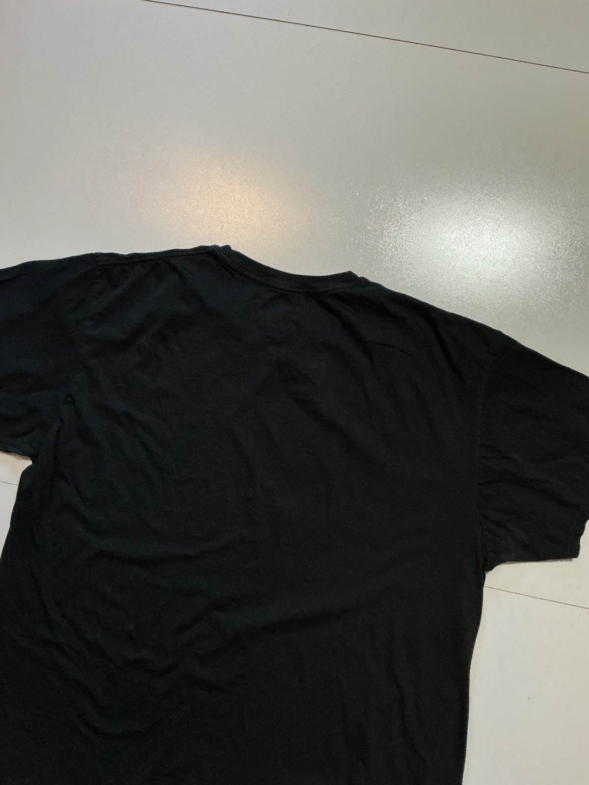 Hanes X Supreme Black Blank Essential Logo Short Sleeve Crewneck T-Shirt Sz. L gallery