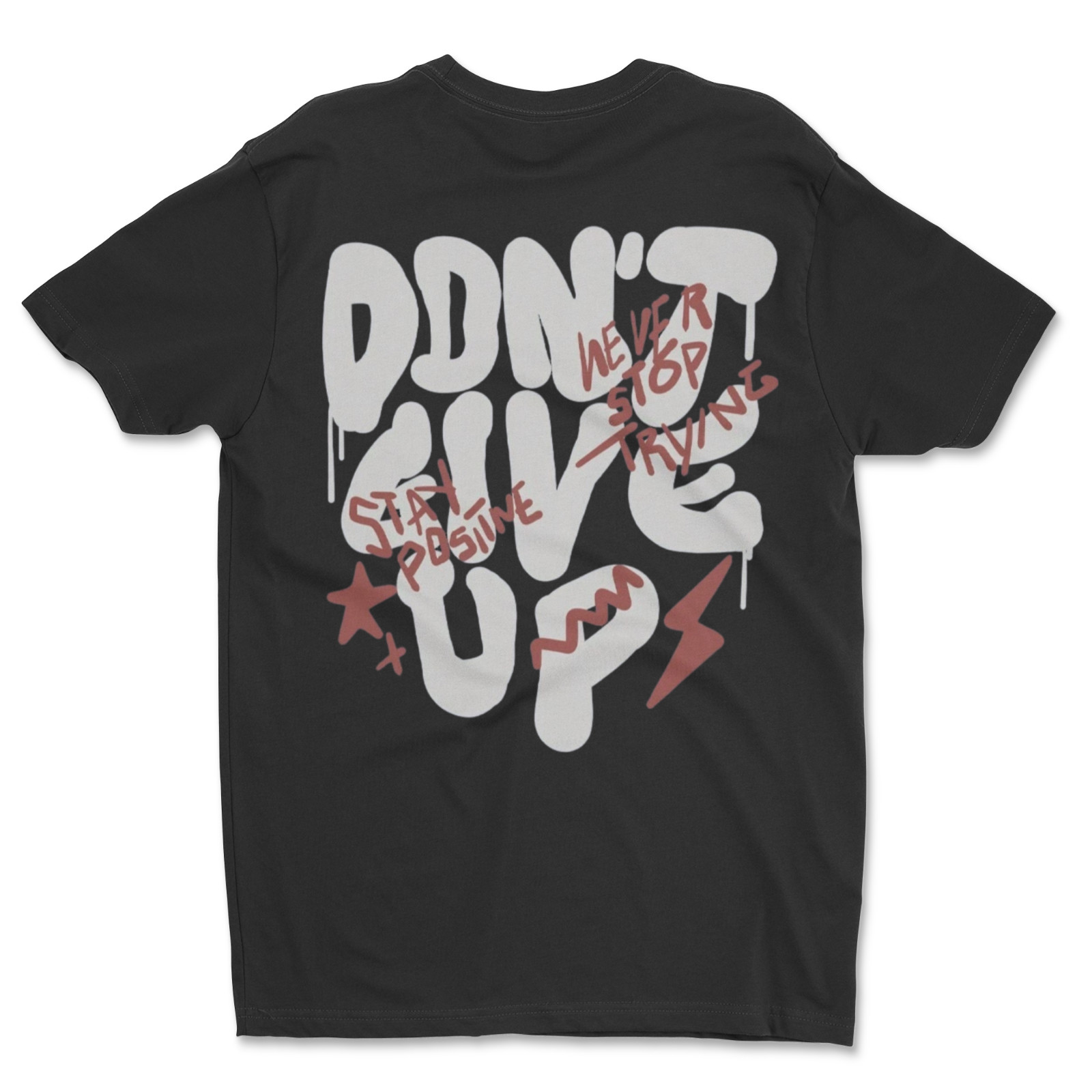 DTF Don't give up/ Custom Unisex Soft Style T-Shirts, Next Level- Cotton gallery
