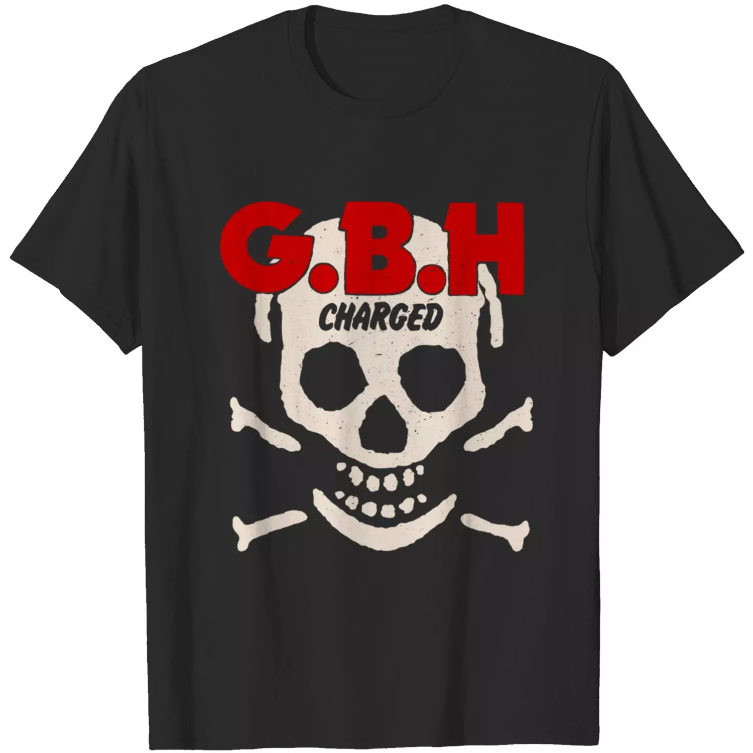 Charged GBH Band Skull Logo Gift For Fan T Shirt Full Size S-5XL gallery