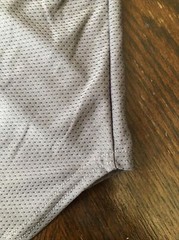 A4 N4184 Mens Short Sleeve Full Button Baseball Jersey Gray, Size Small, New!!!