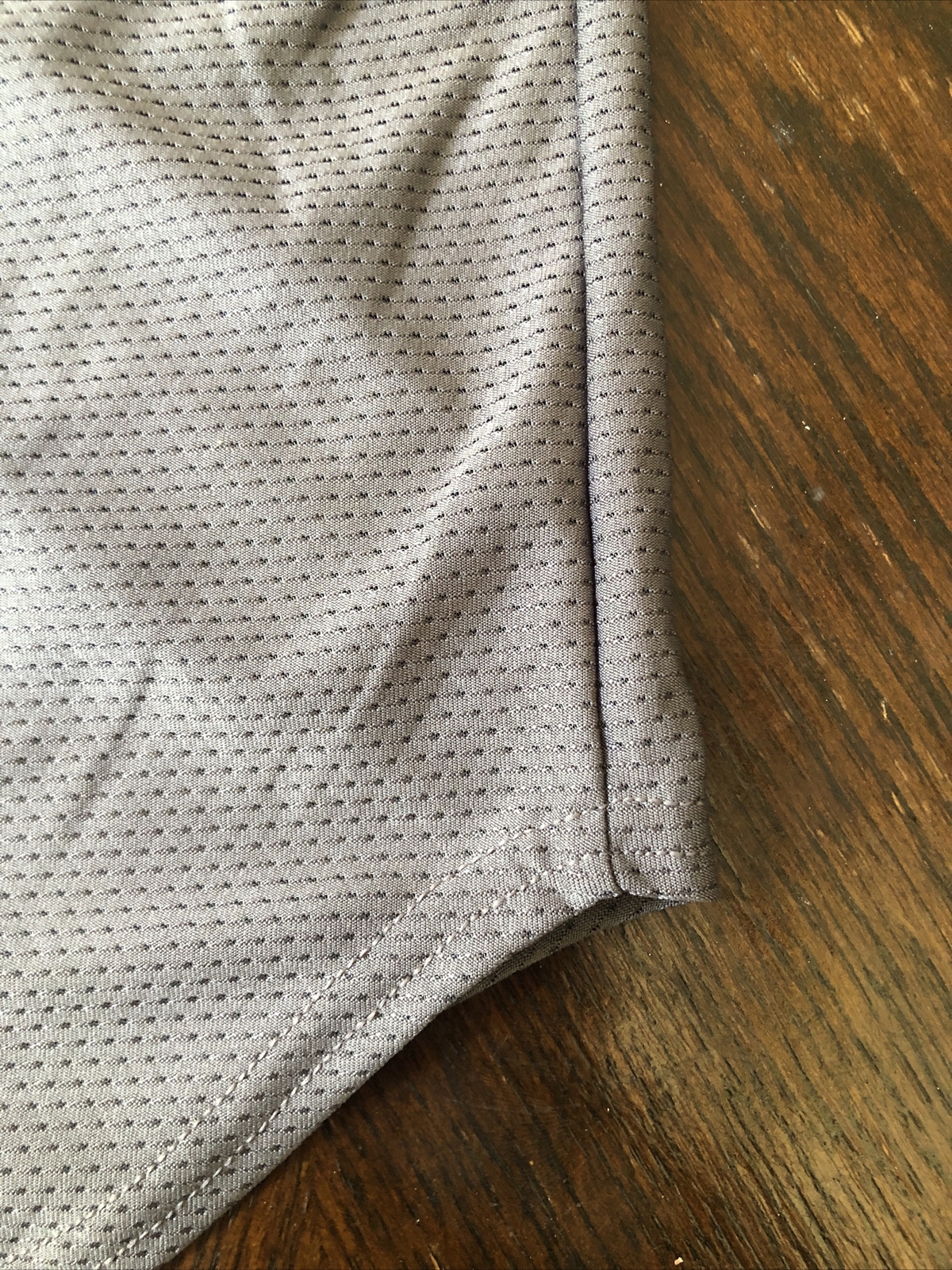 A4 N4184 Mens Short Sleeve Full Button Baseball Jersey Gray, Size Small, New!!! gallery