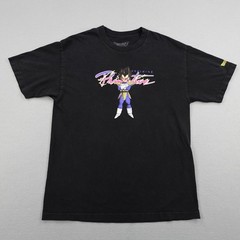 Primitive Shirt Mens Large Black Dragon Ball Z Vegeta Skateboarding Skater Anime