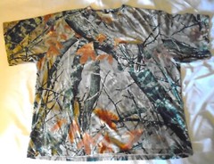 Outfitters Ridge Men’s Camo Short Sleeve T Shirt 3XL 100% Cotton BOXY Fit