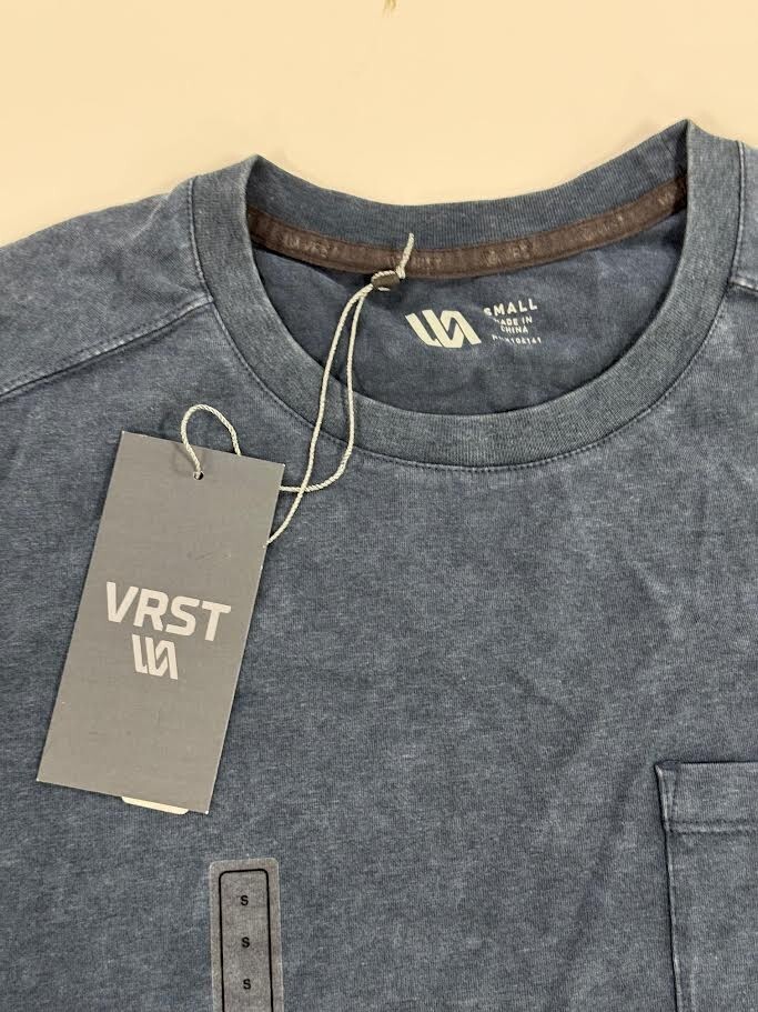 VRST ' ESSENTIAL POCKET T-SHIRT ' MENS NWT ' SIZE SMALL ' DARKER ARDOSIA SLATE gallery