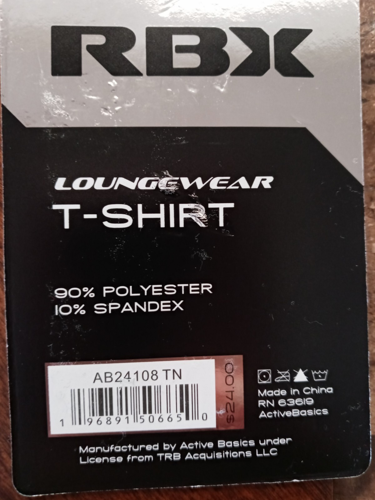 RBX Men's Crew Neck T-shirt Ivory Color Size SM Short Sleeve Casual Active Wear gallery