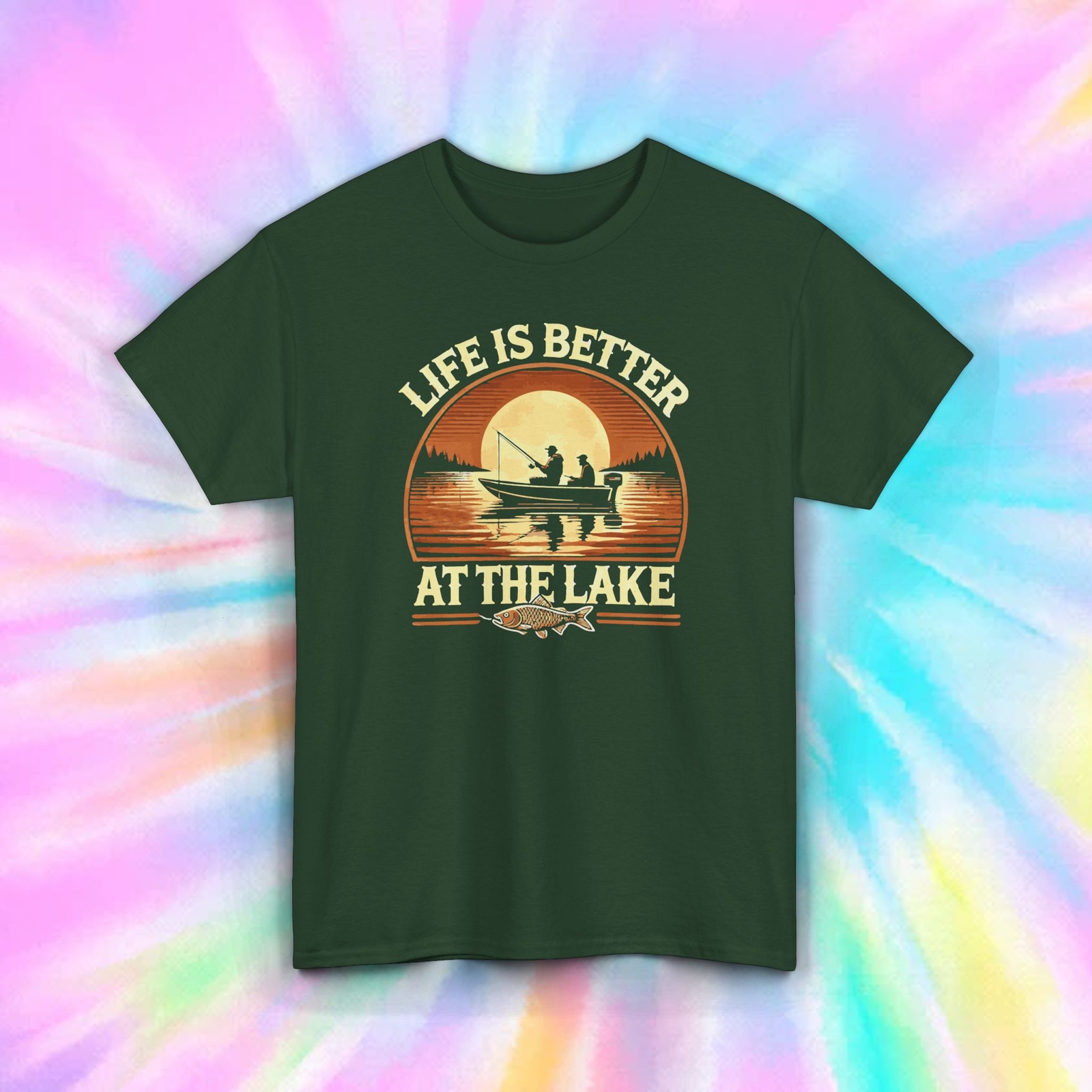 Life Is Better at the Lake Shirt S-5XL Fishing Lovers Boat Gift Tee gallery