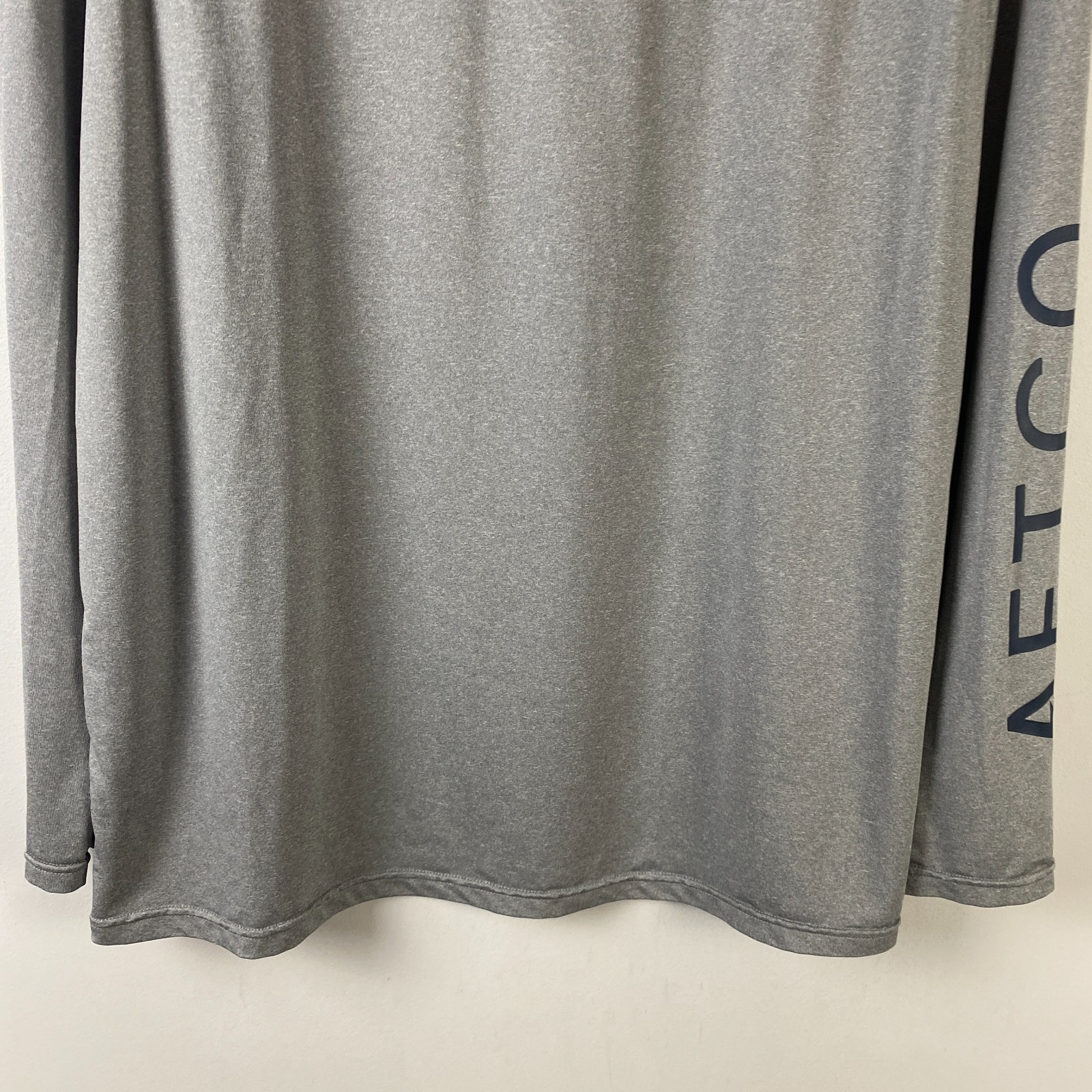 AFTCO T Shirt Mens XL Long Sleeve Tee Fishing Long Sleeve Pullover Gray gallery