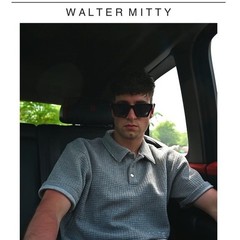 Walter Mitty Men Shirt- SMALL NEW waffle weave, winter fall, gray streetwear