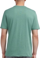 IZOD Mens Solid Pocket Crew Neck Short Sleeve T-Shirt X-Large Dark Ivy Heather