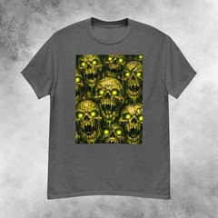 Infernal Nuclear Slime Skulls Horror T-Shirt Men’s S-2XL