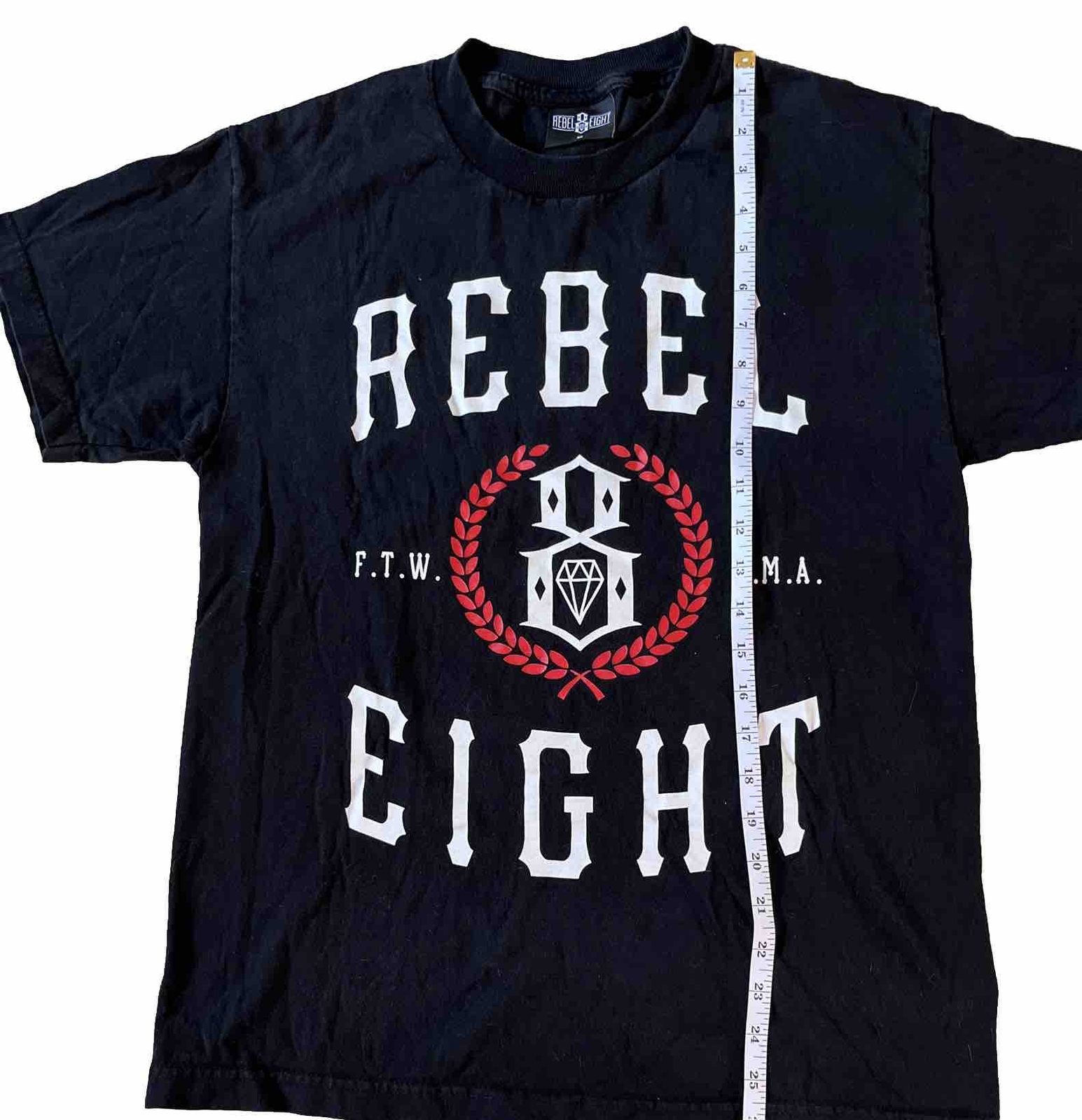 Rebel 8 Rebel Eight Laurels T-shirt Black gallery