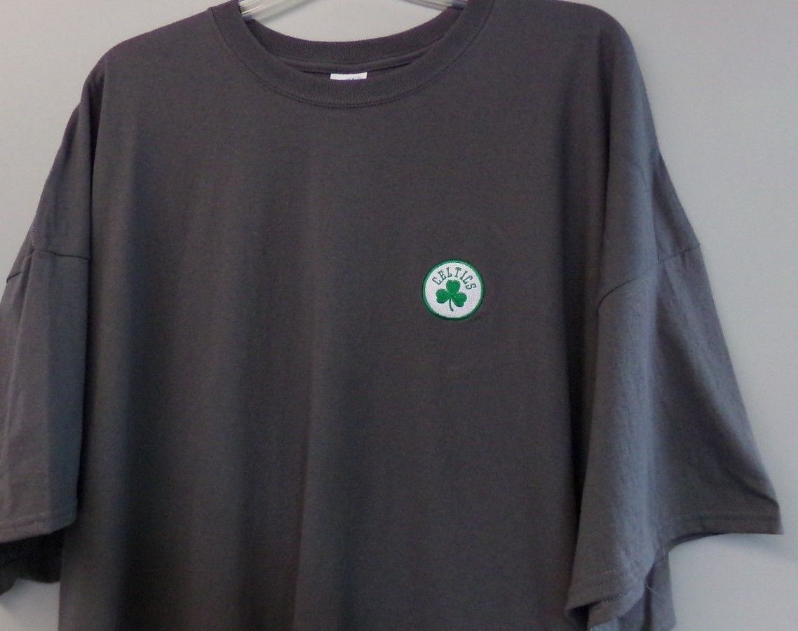 Boston Celtics Clover Logo Embroidered Adult T-Shirt S-6XL, LT-4XLT New gallery