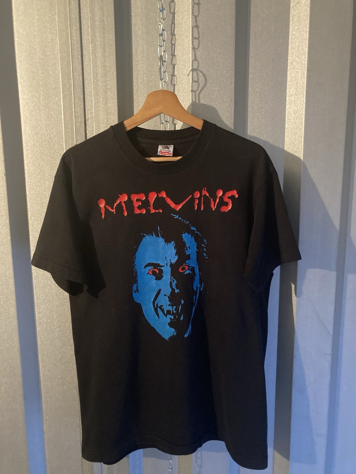 1990 Melvin’s Christopher Lee Dracula Grunge Sludge Metal band Tee large Vintage gallery