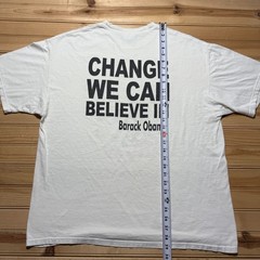 2008 Obama Super Tuesday Knockout McCain Boxing Political Campaign Shirt Size XL