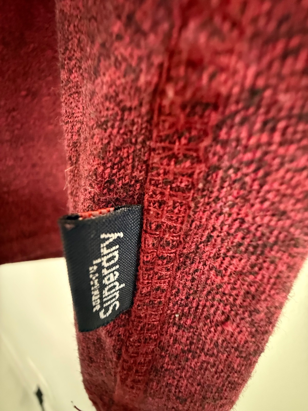 Superdry Men's Orange Label DKH Retail Limited Edition Vintage Logo Tee Burgundy gallery