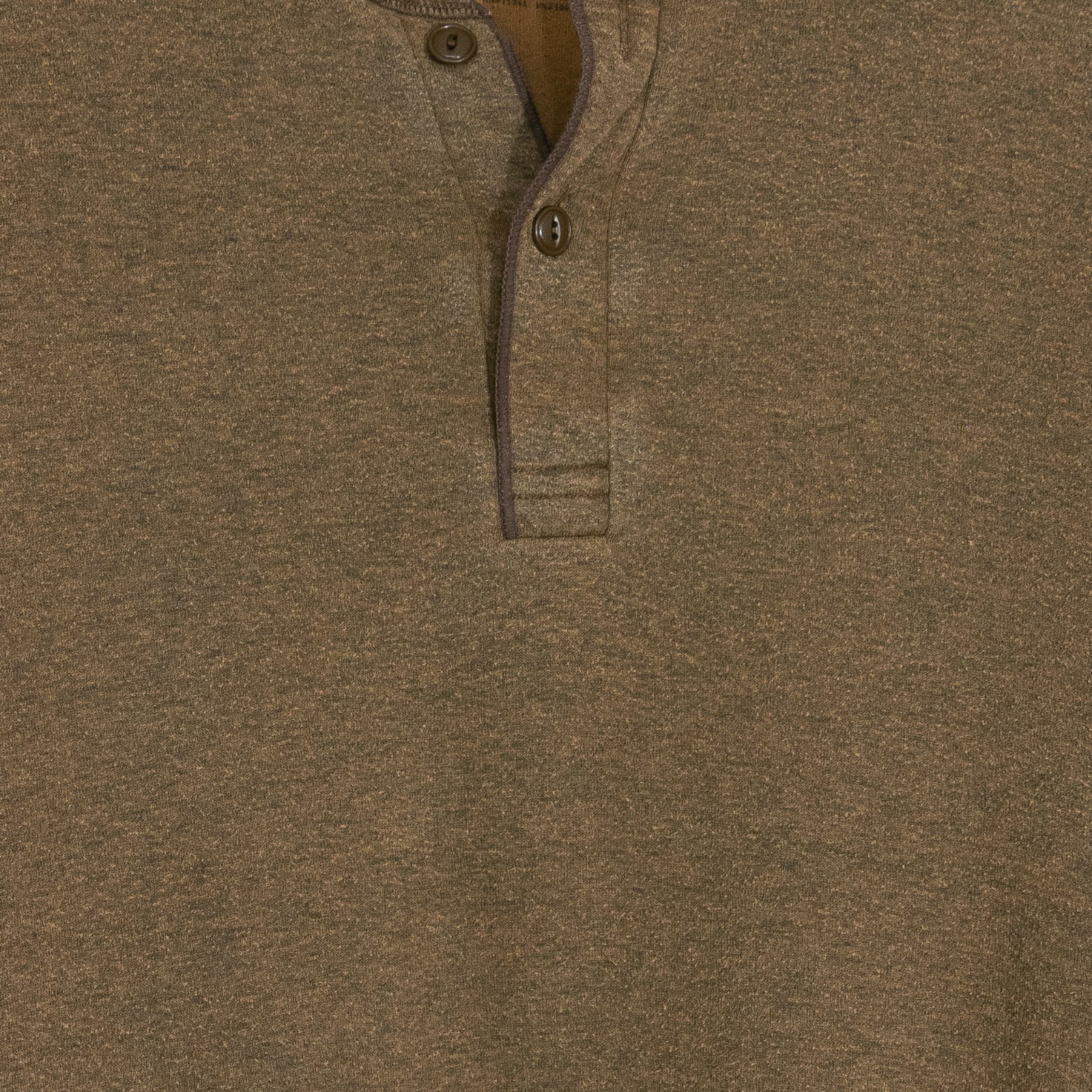 LL Bean Wool Blend Henley Thermal Shirt Mens Medium - Long Sleeve Dark Brown gallery