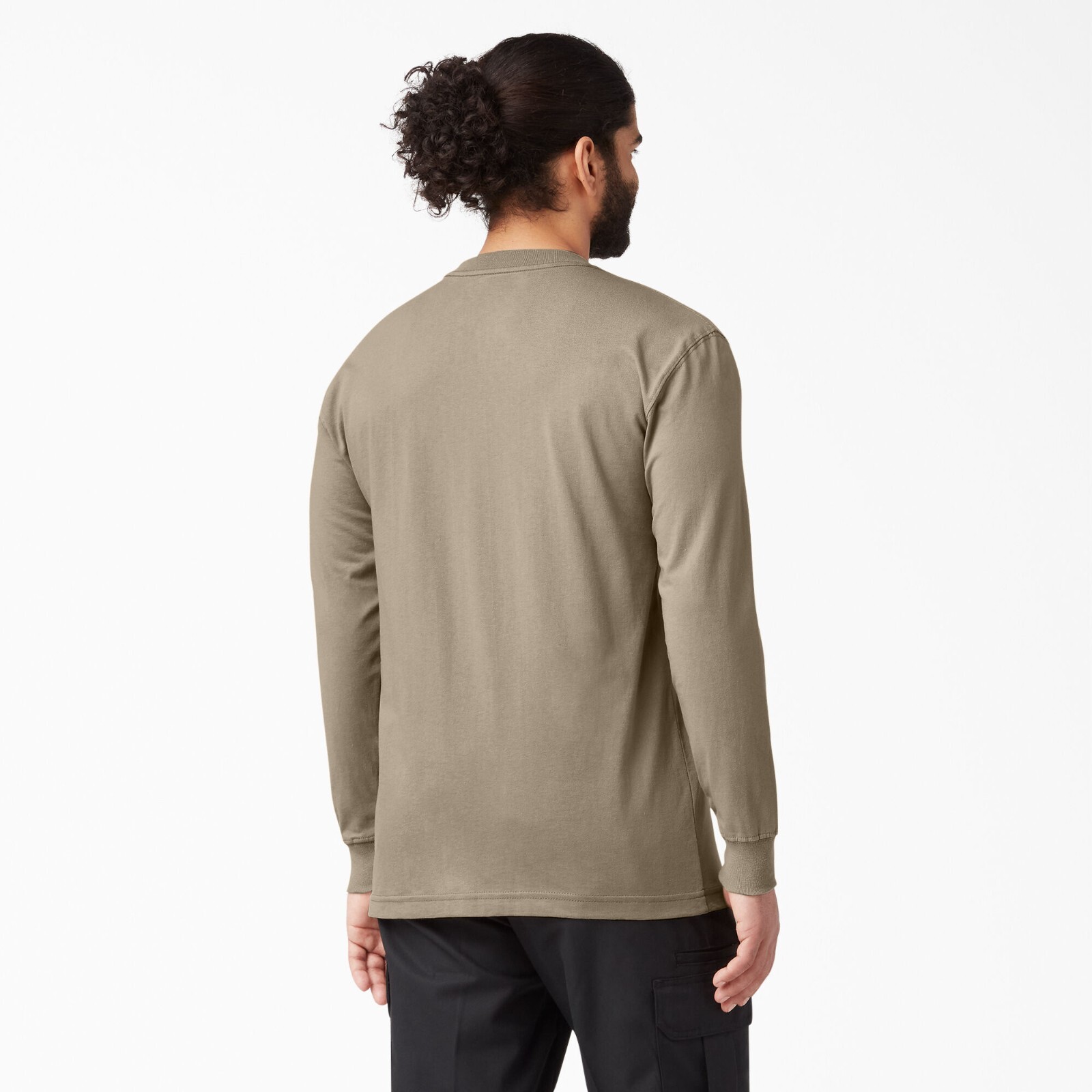 Dickies Long Sleeve Heavyweight Pocket Tee. Dickies Pocket T WL450, Desert Sand gallery
