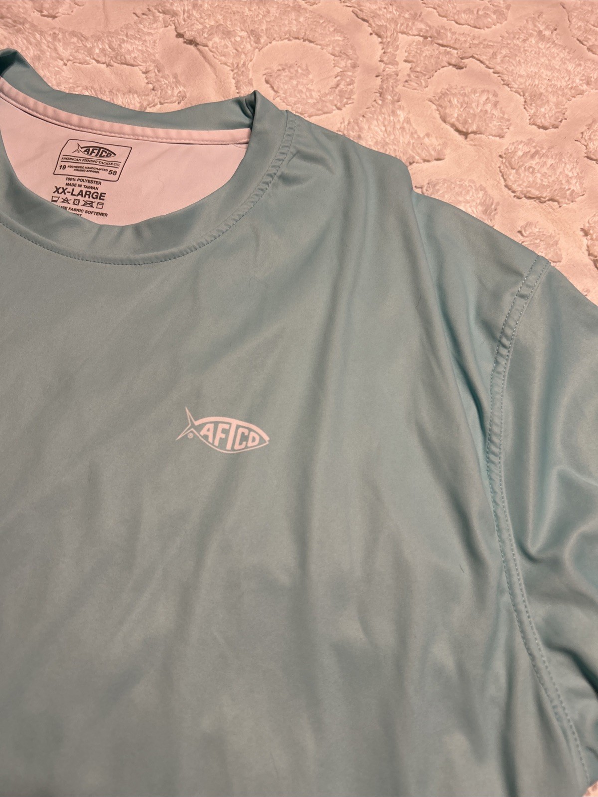 Aftco Shirt Men`s Size 2XL Performance Fishing LS Outdoor Lightweight (STAIN) gallery