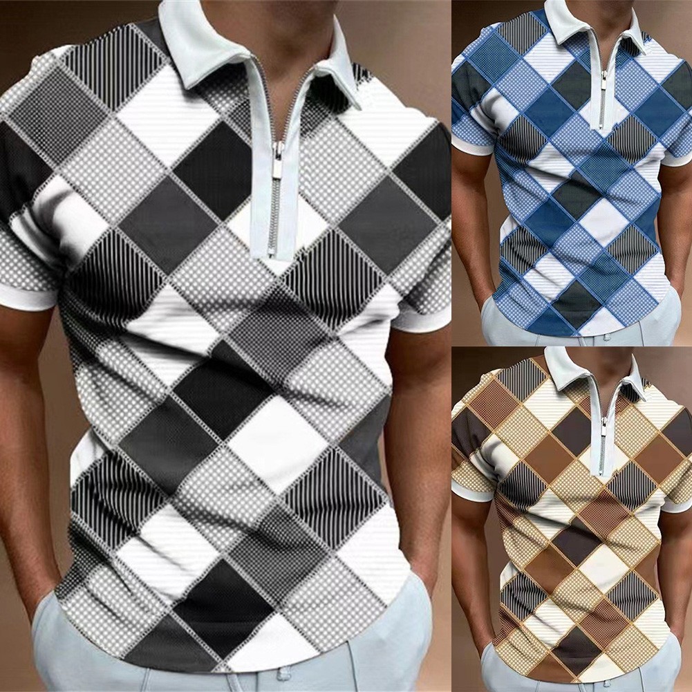 Comfortable Wear Men's T-shirts Casual Tee Slight Stretch 3D Print Holiday gallery